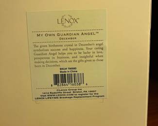R42 - $20. My Own Guardian Angel December by Lenox. 