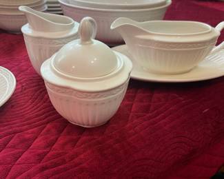 R53 - $125. Mikasa "Italian Countryside" 42 Piece Set. 