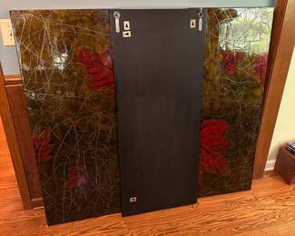 R87 - $60. 3 Piece Wall Art Display - can be hung either direction. Each piece is 20" x 48". 