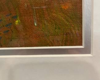 R112 - $40. Framed Painting. 
