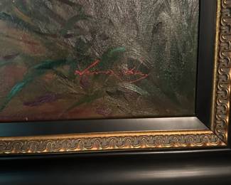 R18 - $1750. Large - Original Painting by Vera Oxley. Measures 40" wide x 51" tall.  . Excellent Condition and beautiful frame. 