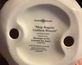 R2 - $15. "May Angels Gather Round" Blessings of the Emerald Isle Angel - Bradford Exchange. 