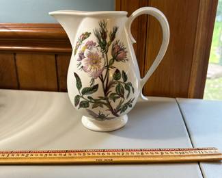 R72 - $10. Portmeirion The Botanic Garden Pitcher. Measures 7" tall. 