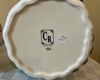A42 - $25. CR Woodland Santa Cookie Jar. Measures 8" x 11.5".