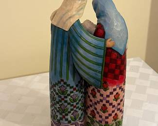 A19 - $35. Jim Shore "Blessed Family". 11" Tall. 