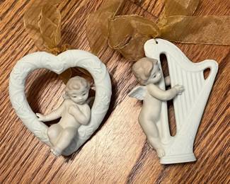 A35 - $70. Lladro Christmas Ornaments Set of 4. 4.5" tall