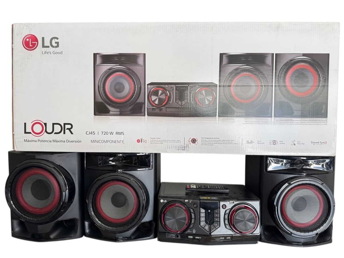 001 LG Loudr 720W Speakers (Model CJ45)