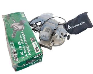 Master Force 7 Angle Grinder  Altocraft Compound Miter Saw
