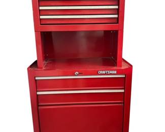 002 Craftsman Tool Chest Rolling Tool Cabinet w Contents