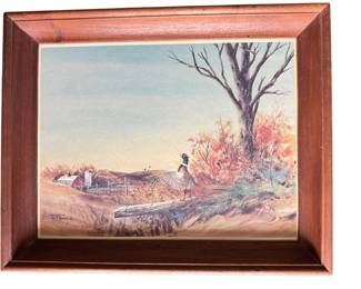 Sherm Pehrson Farm Pheasant Print
