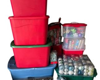 Mystery Christmas Decor Ornaments, Wrapping Paper,  Much More 