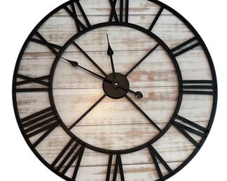 28 Metal Wall Clock  Working