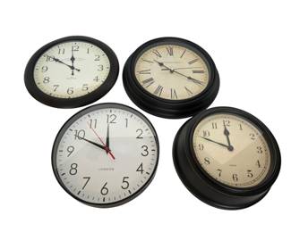 Four Wall Clocks All Working