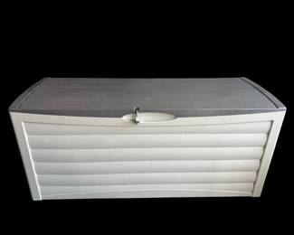 Suncast Outdoor Storage Deck Box in Light Brown