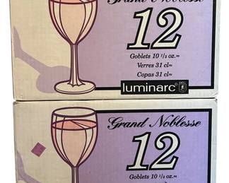 24 Glass Wine Goblets