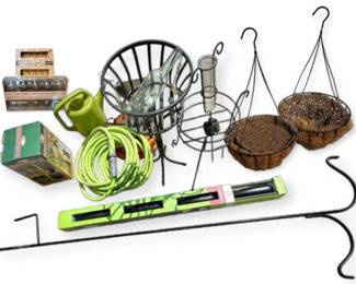 Shepard Hook, Fountain, Hanging Baskets, More Garden Supplies