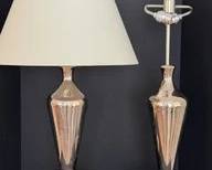 Vintage Mercury Glass Lamps