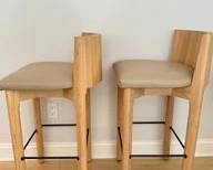 SET of 3 Beechwood Counter Seats by Maiden Home