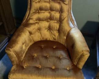 Unique Golden Velvet Chairs