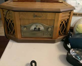 Radio with Record player Inside