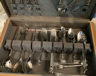 Set of Silverware in Box