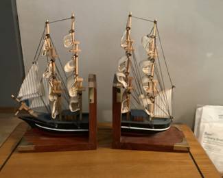 Ship Bookends