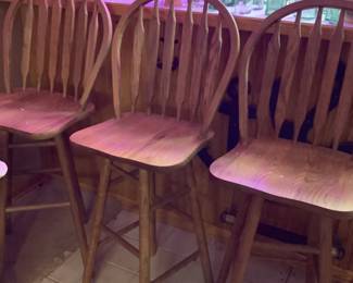 Set Of 3 Bar Stools