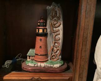 Ceramic Lighted House