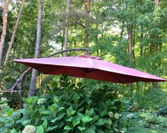 Large Umbrella With Large Stand