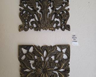 CBK Styles, Inc (circa 2000) Art Deco wall plaques