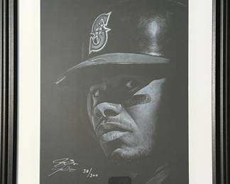 Ken Griffey Jr. Artist Print #’d /300 RARE!