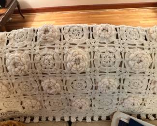 beautiful hand crocheted Afghans