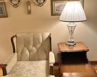 French Proventil sofa, with matching side chairs