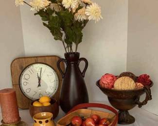 Oak Howard Miller Wall Clock Assorted Rustic Decor