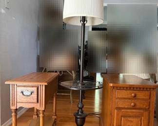 Side Tables And Floor Lamp