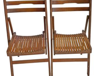 Wooden Folding Chairs