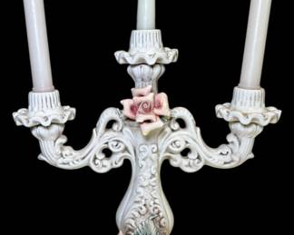 Authentic Capodimonte Candelabra