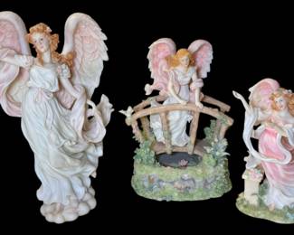 Roman Angel Figures and Music Box