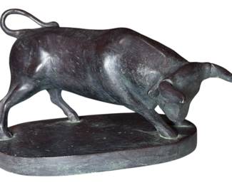Vintage Bull Figure