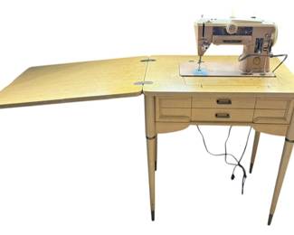 Singer Sewing Machine and Sewing Table