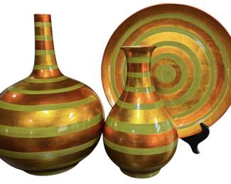 Metallic Gold Ceramic Decor