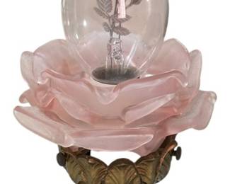 Vintage Mini Lamp with Sparrow Bulb