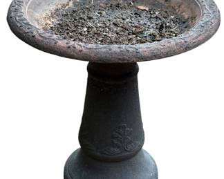 Resin Bird Bath