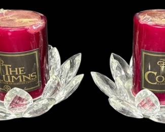 Crystal Candleholders