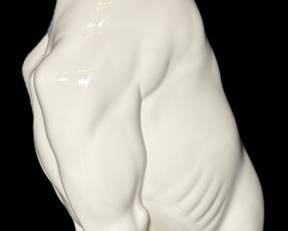 Glazed Ceramic Greyhound