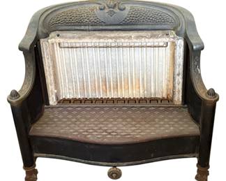 Antique Cast Iron Space Heater