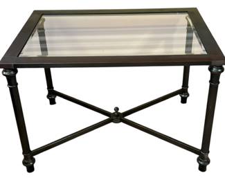 Glass Top Side Table