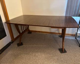 Mid-Century dining table with leaves (needs repaired) 