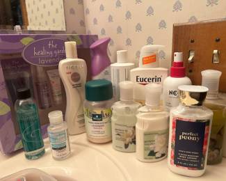 Lotions, Biosilk hair conditioner, bath salts