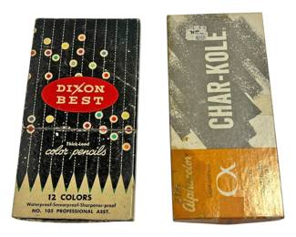 Vintage Dixon Best Pencils CharKole